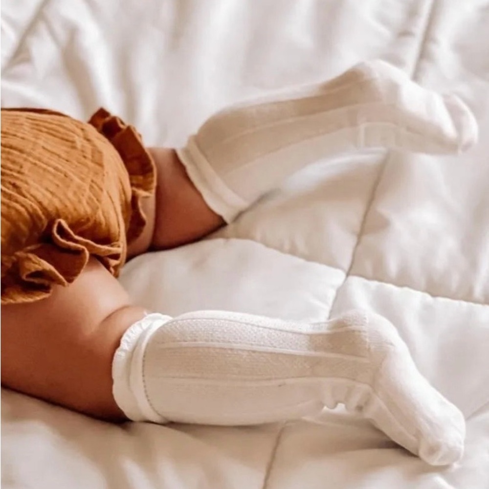 White Knit Home Accent
